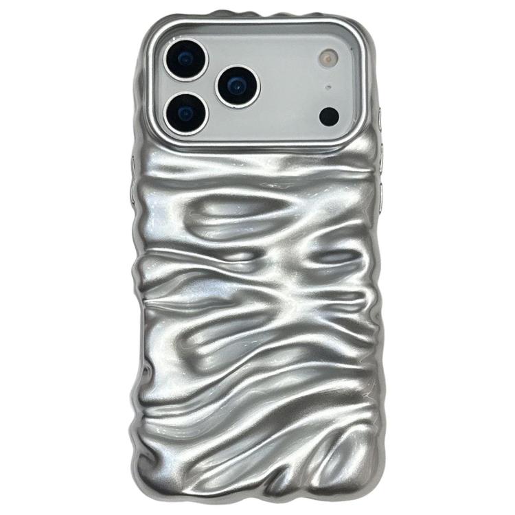 Coque de téléphone en TPU à couverture complète, texture crème galvanisée, pour iPhone 17, pour iPhone 16 Pro Max