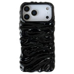 Coque de téléphone en TPU à couverture complète, texture crème galvanisée, pour iPhone 17, pour iPhone 16 Pro Max