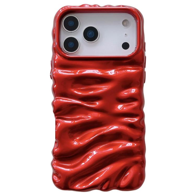 Coque de téléphone en TPU à couverture complète, texture crème galvanisée, pour iPhone 17, pour iPhone 16 Pro Max