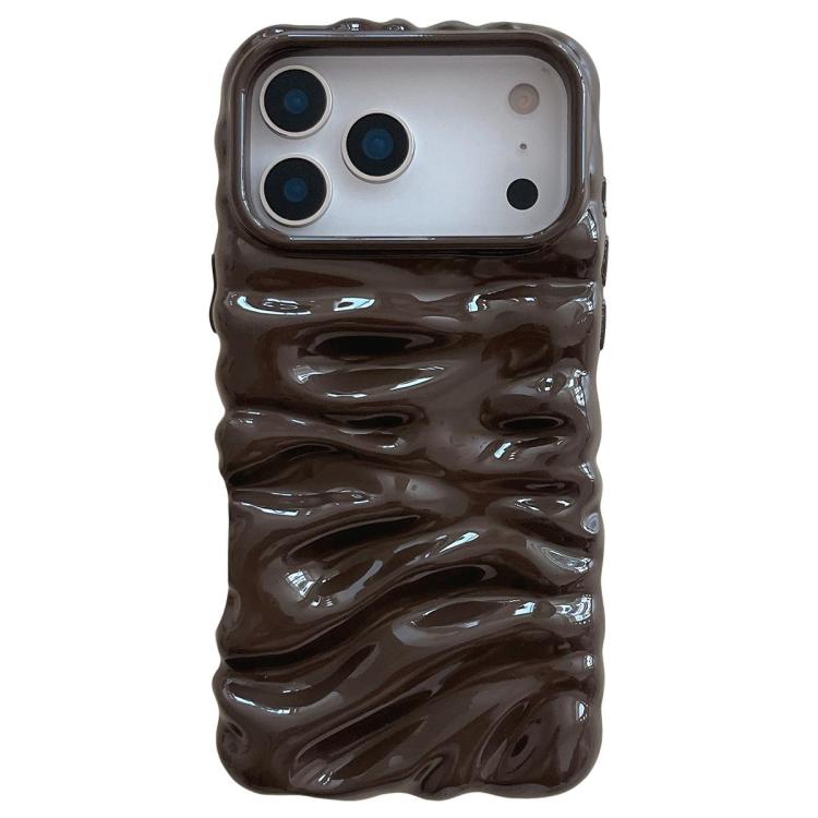 Coque de téléphone en TPU à couverture complète, texture crème galvanisée, pour iPhone 17, pour iPhone 16 Pro Max