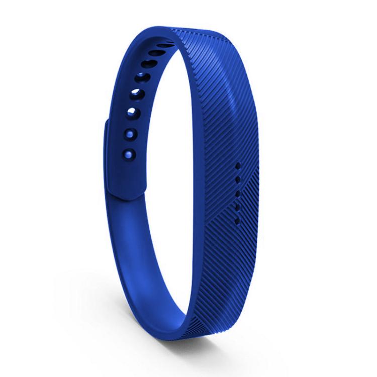 For Fitbit Flex 2 xDfind Translucent Film Metal Buckle Silicone Watch Band, S, L