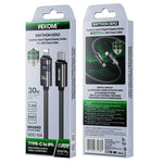 WK WDC-104 Raython 2 Digital Display 30W Type-C to 8 Pin Fast Charging Data Cable, Length: 1.2m, WDC-104
