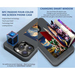 Coque de téléphone DIY NFC à encre électronique quatre couleurs, pour iPhone 17 Pro Max, pour iPhone 17 Pro