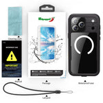 Coque de téléphone MagSafe triple protection étanche IP68 RedPepper, pour iPhone 17 Pro Max, pour iPhone 17 Pro, pour iPhone Air