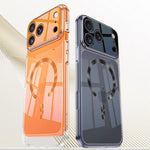 Coque de téléphone transparente magnétique MagSafe GKK Phantom CD Pattern, pour iPhone 17 Pro Max, pour iPhone 17 Pro
