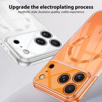 Coque de téléphone transparente magnétique MagSafe GKK Phantom CD Pattern, pour iPhone 17 Pro Max, pour iPhone 17 Pro