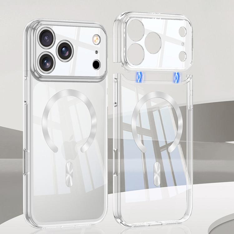 Coque de téléphone transparente magnétique MagSafe GKK Phantom CD Pattern, pour iPhone 17 Pro Max, pour iPhone 17 Pro