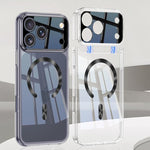 Coque de téléphone transparente magnétique MagSafe GKK Phantom CD Pattern, pour iPhone 17 Pro Max, pour iPhone 17 Pro