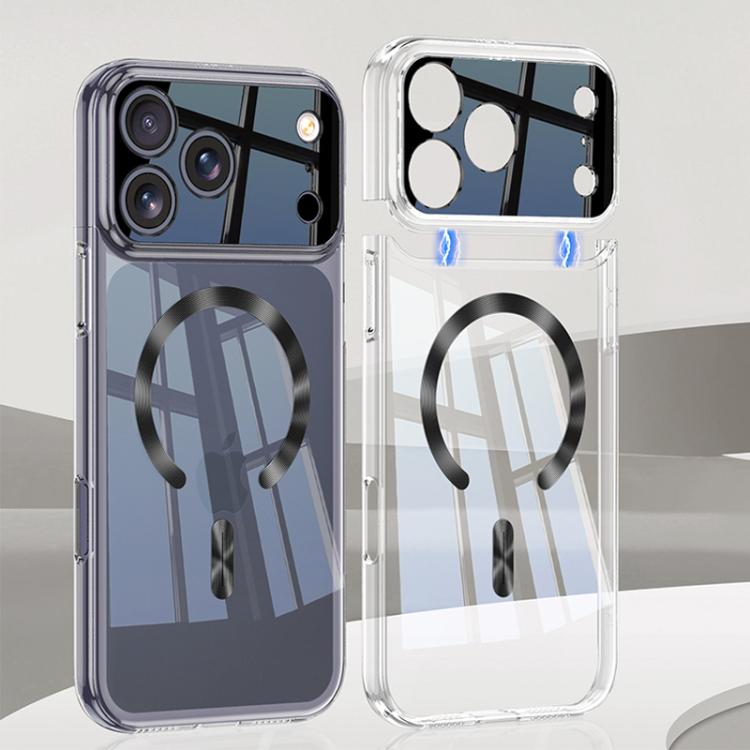 Coque de téléphone transparente magnétique MagSafe GKK Phantom CD Pattern, pour iPhone 17 Pro Max, pour iPhone 17 Pro
