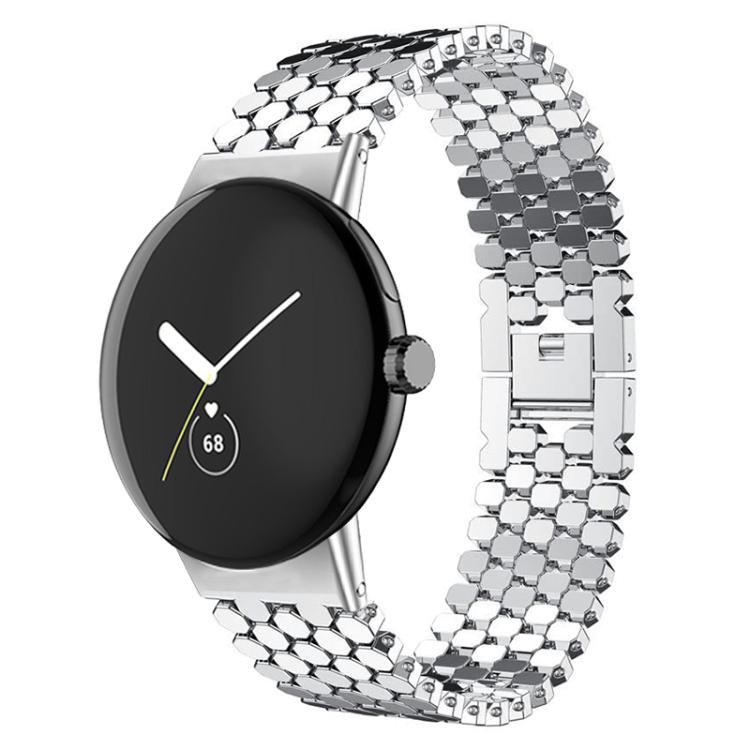 Bracelet de montre en métal texturé écailles de poisson xDfind, pour Google Pixel Watch 4 / Watch 3 45 mm, pour Google Pixel Watch 4 / 3 / 2 / 1 41 mm