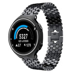 xDfind Fish Scale Texture Metal Watch Band, For Garmin Fenix 8/7X/6X/5X 26mm, For Garmin Fenix 8/7/6/5 22mm, For Garmin Forerunner 235/220/620/630, For Garmin Forerunner 35 / 30 / 35J