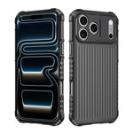 Série de rayures d'ombre de guerre Coque de téléphone antichoc givrée avec airbag, Pour iPhone 17 Pro Max, Pour iPhone 17 Pro