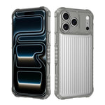 Série de rayures d'ombre de guerre Coque de téléphone antichoc givrée avec airbag, Pour iPhone 17 Pro Max, Pour iPhone 17 Pro