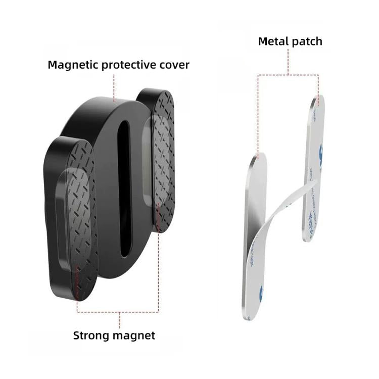 xDfind Moto Électrique Aimant Traqueur Silicone Housse de Protection, Pour AirTag 2e Génération / AirTag 1re Génération