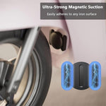 xDfind Moto Électrique Aimant Traqueur Silicone Housse de Protection, Pour AirTag 2e Génération / AirTag 1re Génération