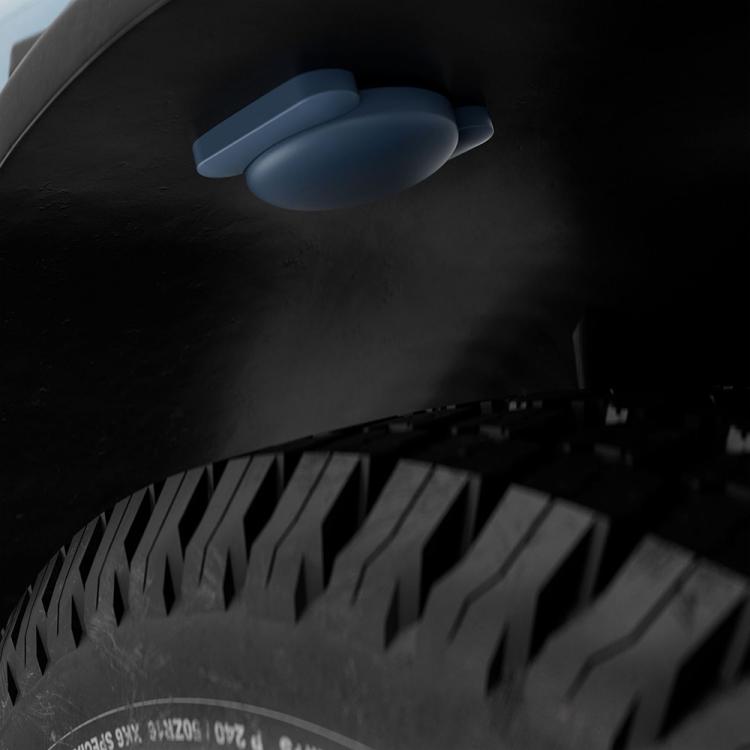 xDfind Moto Électrique Aimant Traqueur Silicone Housse de Protection, Pour AirTag 2e Génération / AirTag 1re Génération