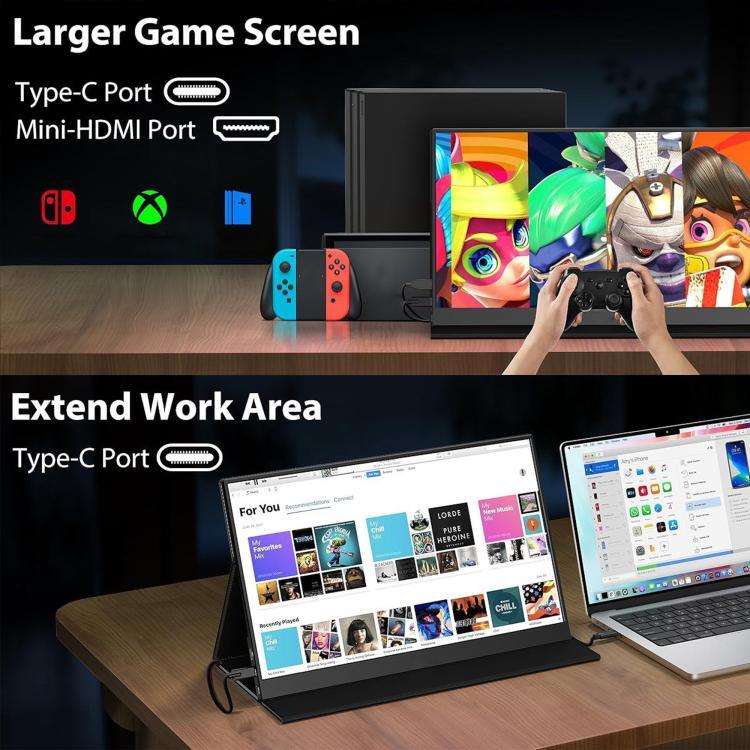 P161Q10G Moniteur portable 16,1 pouces 2,5K 144Hz écran étendu, 16,1 pouces 2,5K 144Hz