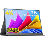 P160A20 Écran Portable 16 pouces 4K pour Gaming, Écran Étendu 16 pouces 4K