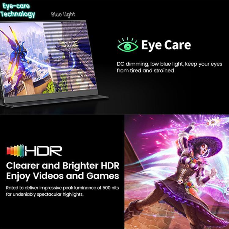 P160A20 Écran Portable 16 pouces 4K pour Gaming, Écran Étendu 16 pouces 4K