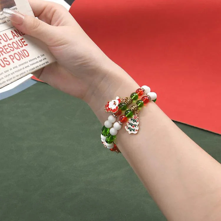 Bracelet de montre à maillons de Noël de 20 mm de large, compatible avec Apple Watch 46 mm / 49 mm / 45 mm / 44 mm et Apple Watch 42 mm / 41 mm / 40 mm / 38 mm.