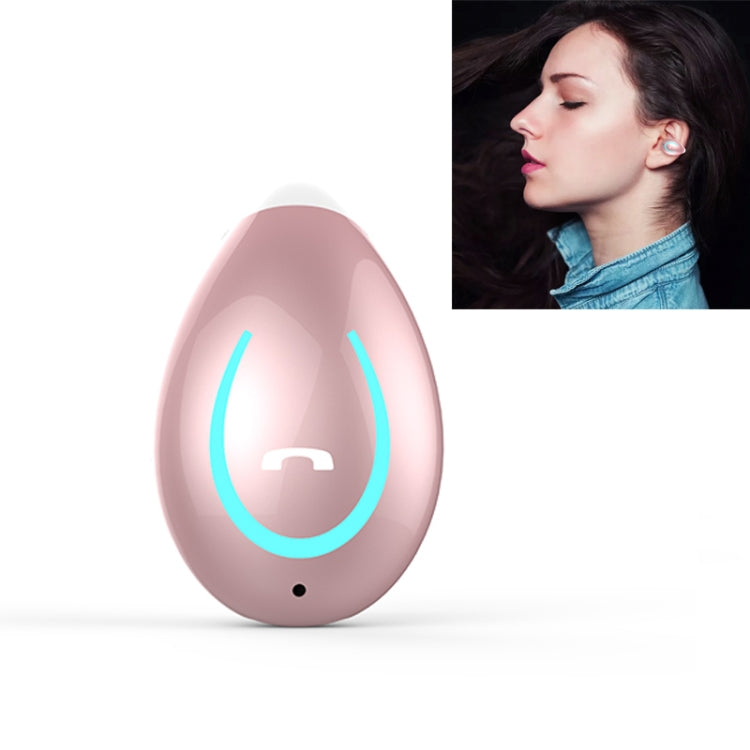YX08 Écouteurs sans fil ultra-légers à crochet d'oreille V5.0 Bluetooth, Casque Bluetooth stéréo à clip d'oreille avec micro, Simple
