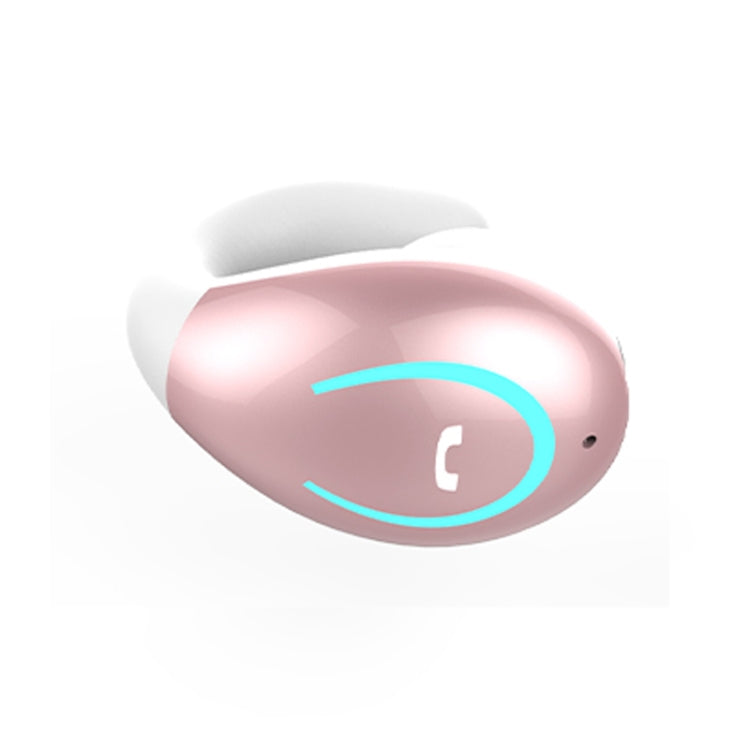 YX08 Écouteurs sans fil ultra-légers à crochet d'oreille V5.0 Bluetooth, Casque Bluetooth stéréo à clip d'oreille avec micro, Simple