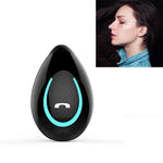 YX08 Écouteurs sans fil ultra-légers à crochet d'oreille V5.0 Bluetooth, Casque Bluetooth stéréo à clip d'oreille avec micro, Simple