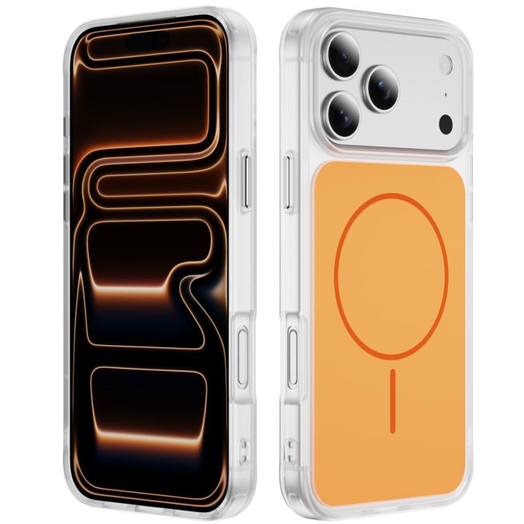 Coque de téléphone MagSafe magnétique givrée effet peau de cristal, Pour iPhone 17 Pro Max, Pour iPhone 17 Pro, Pour iPhone 17, Pour iPhone Air