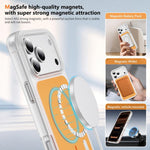 Coque de téléphone MagSafe magnétique givrée effet peau de cristal, Pour iPhone 17 Pro Max, Pour iPhone 17 Pro, Pour iPhone 17, Pour iPhone Air