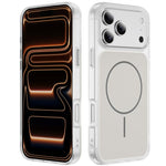 Coque de téléphone MagSafe magnétique givrée effet peau de cristal, Pour iPhone 17 Pro Max, Pour iPhone 17 Pro, Pour iPhone 17, Pour iPhone Air