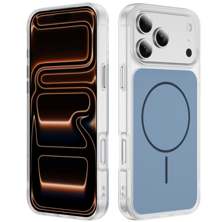 Coque de téléphone MagSafe magnétique givrée effet peau de cristal, Pour iPhone 17 Pro Max, Pour iPhone 17 Pro, Pour iPhone 17, Pour iPhone Air
