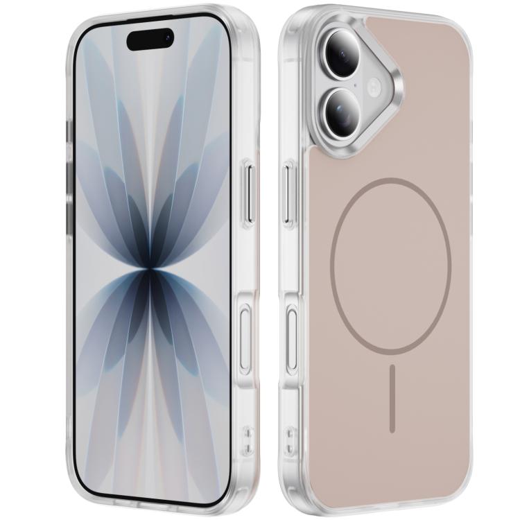 Coque de téléphone MagSafe magnétique givrée effet peau de cristal, Pour iPhone 17 Pro Max, Pour iPhone 17 Pro, Pour iPhone 17, Pour iPhone Air