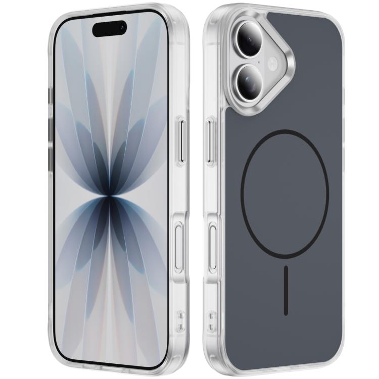Coque de téléphone MagSafe magnétique givrée effet peau de cristal, Pour iPhone 17 Pro Max, Pour iPhone 17 Pro, Pour iPhone 17, Pour iPhone Air