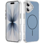 Coque de téléphone MagSafe magnétique givrée effet peau de cristal, Pour iPhone 17 Pro Max, Pour iPhone 17 Pro, Pour iPhone 17, Pour iPhone Air