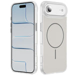 Coque de téléphone MagSafe magnétique givrée effet peau de cristal, Pour iPhone 17 Pro Max, Pour iPhone 17 Pro, Pour iPhone 17, Pour iPhone Air