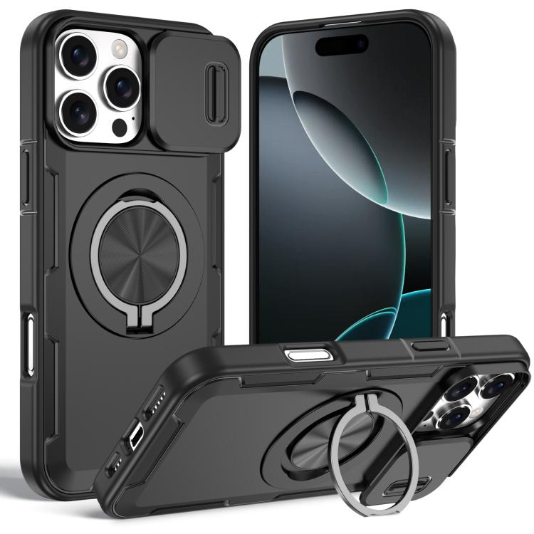 Coque de téléphone Camshield Rotation Holder MagSafe, Pour iPhone 17 Pro Max, Pour iPhone 17 Pro, Pour iPhone 16 Pro Max, Pour iPhone 16 Pro, Pour iPhone 16 Plus, Pour iPhone 16, Pour iPhone 15 Pro Max, Pour iPhone 15 Pro