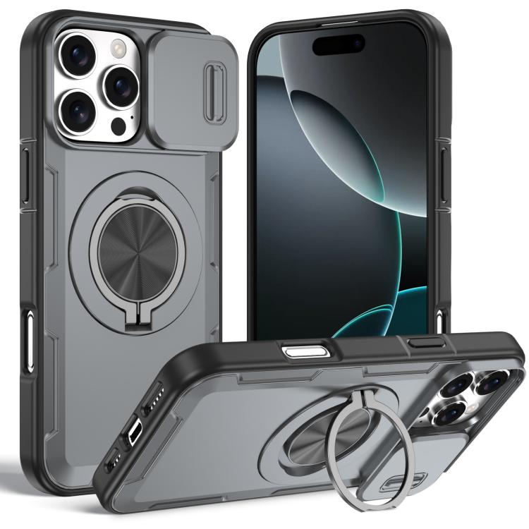 Coque de téléphone Camshield Rotation Holder MagSafe, Pour iPhone 17 Pro Max, Pour iPhone 17 Pro, Pour iPhone 16 Pro Max, Pour iPhone 16 Pro, Pour iPhone 16 Plus, Pour iPhone 16, Pour iPhone 15 Pro Max, Pour iPhone 15 Pro