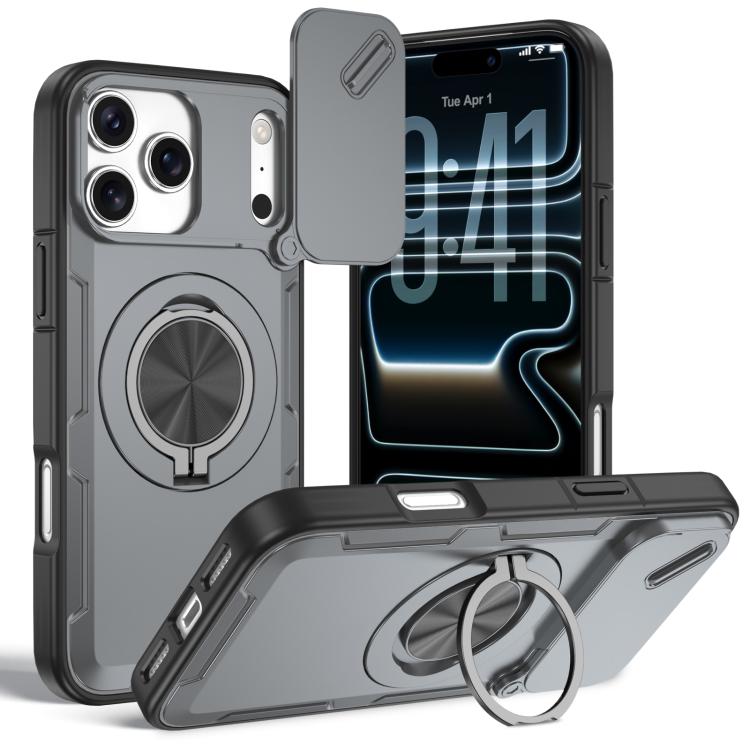 Coque de téléphone Camshield Rotation Holder MagSafe, Pour iPhone 17 Pro Max, Pour iPhone 17 Pro, Pour iPhone 16 Pro Max, Pour iPhone 16 Pro, Pour iPhone 16 Plus, Pour iPhone 16, Pour iPhone 15 Pro Max, Pour iPhone 15 Pro
