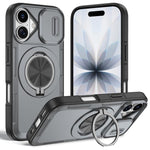 Coque de téléphone Camshield Rotation Holder MagSafe, Pour iPhone 17 Pro Max, Pour iPhone 17 Pro, Pour iPhone 16 Pro Max, Pour iPhone 16 Pro, Pour iPhone 16 Plus, Pour iPhone 16, Pour iPhone 15 Pro Max, Pour iPhone 15 Pro