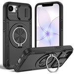 Coque de téléphone Camshield Rotation Holder MagSafe, Pour iPhone 17 Pro Max, Pour iPhone 17 Pro, Pour iPhone 16 Pro Max, Pour iPhone 16 Pro, Pour iPhone 16 Plus, Pour iPhone 16, Pour iPhone 15 Pro Max, Pour iPhone 15 Pro