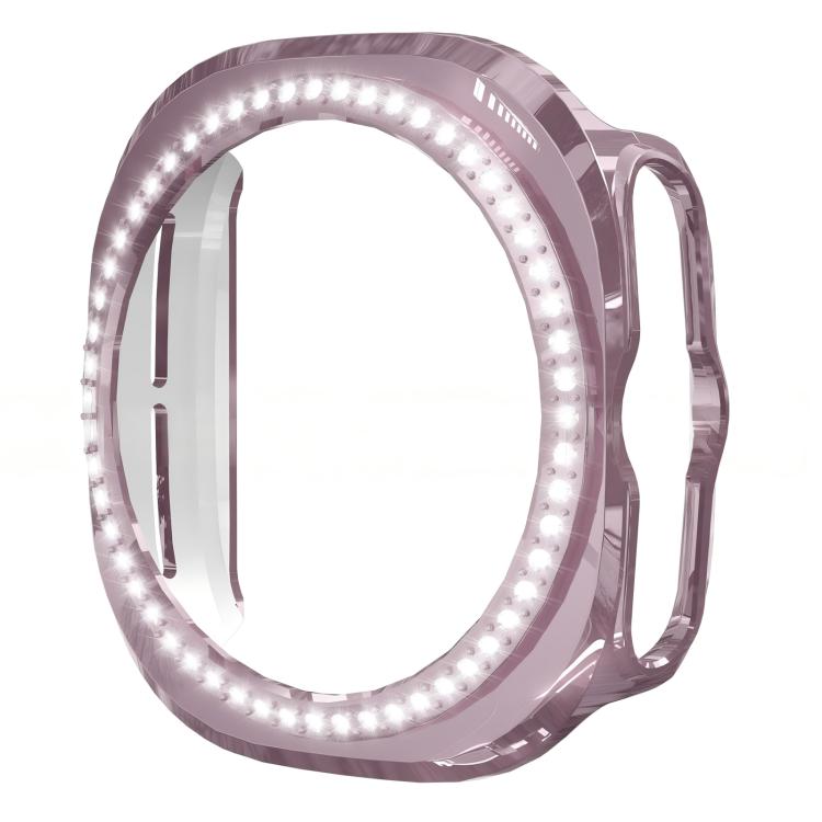 xDfind Coque de montre PC creuse en diamant à une rangée, pour Samsung Galaxy Watch Ultra 47mm / Ultra 2025