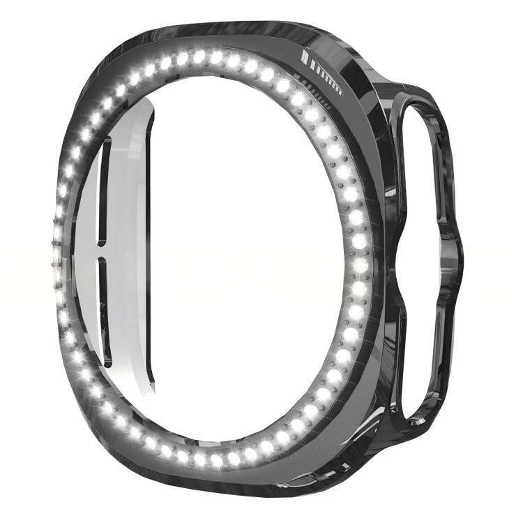 xDfind Coque de montre PC creuse en diamant à une rangée, pour Samsung Galaxy Watch Ultra 47mm / Ultra 2025