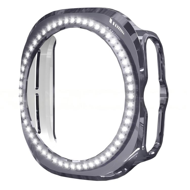xDfind Coque de montre PC creuse en diamant à une rangée, pour Samsung Galaxy Watch Ultra 47mm / Ultra 2025