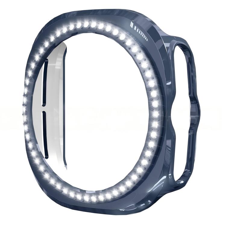 xDfind Coque de montre PC creuse en diamant à une rangée, pour Samsung Galaxy Watch Ultra 47mm / Ultra 2025