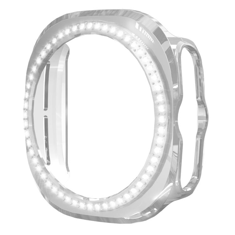 xDfind Coque de montre PC creuse en diamant à une rangée, pour Samsung Galaxy Watch Ultra 47mm / Ultra 2025