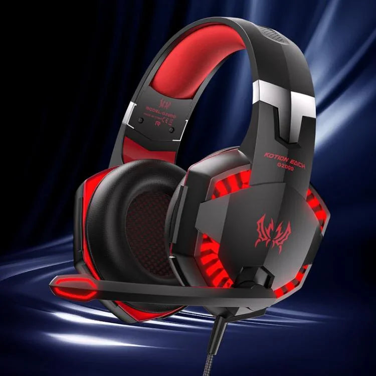 Casque de jeu filaire KOTION EACH G2000 avec lumière LED