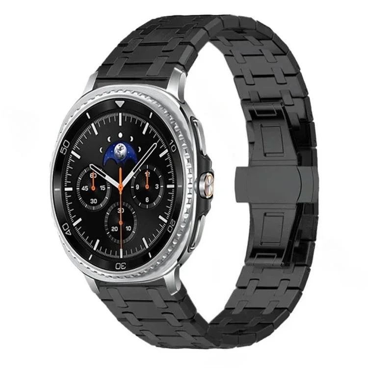 Bracelet de montre en alliage de titane avec boucle papillon, pour Samsung Galaxy Watch Ultra 47mm / Ultra 2025, pour Samsung Galaxy Watch8 / Watch8 Classic
