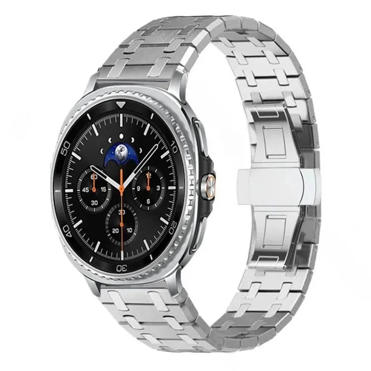 Bracelet de montre en alliage de titane avec boucle papillon, pour Samsung Galaxy Watch Ultra 47mm / Ultra 2025, pour Samsung Galaxy Watch8 / Watch8 Classic