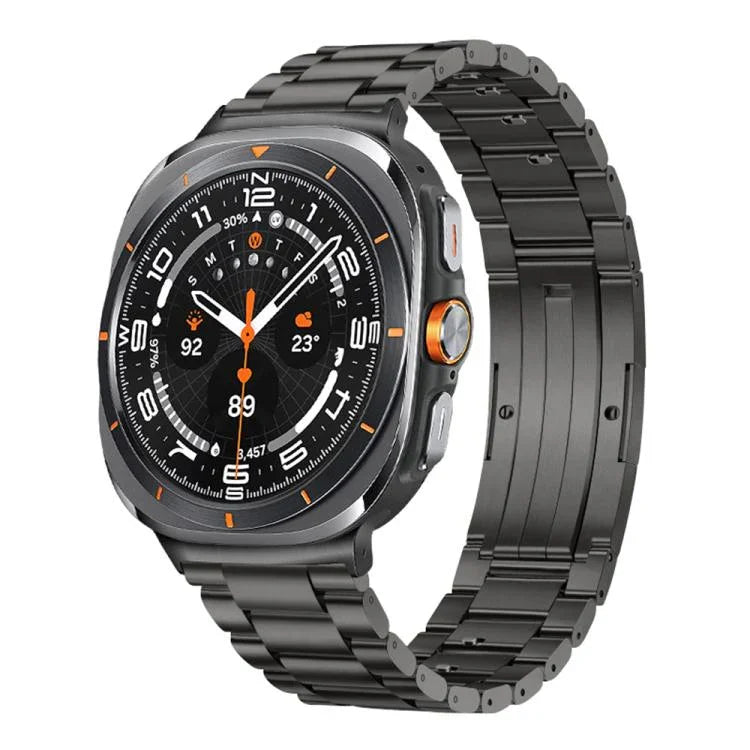 Bracelet de montre détachable à trois perles avec boucle HW en alliage de titane, pour Samsung Galaxy Watch Ultra 47mm / Ultra 2025, pour Samsung Galaxy Watch8 / Watch8 Classic