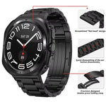 Bracelet de montre détachable à trois perles avec boucle HW en alliage de titane, pour Samsung Galaxy Watch Ultra 47mm / Ultra 2025, pour Samsung Galaxy Watch8 / Watch8 Classic